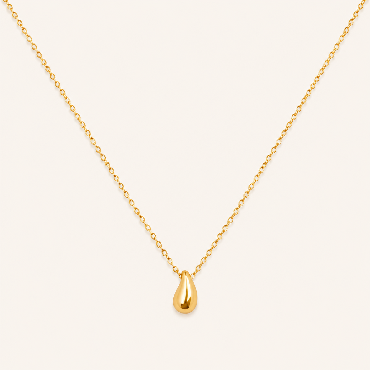 Golden Drop Elegance Necklace