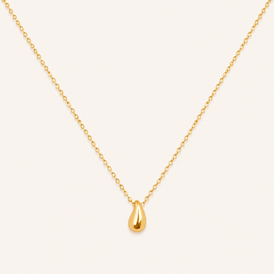 Golden Drop Elegance Necklace