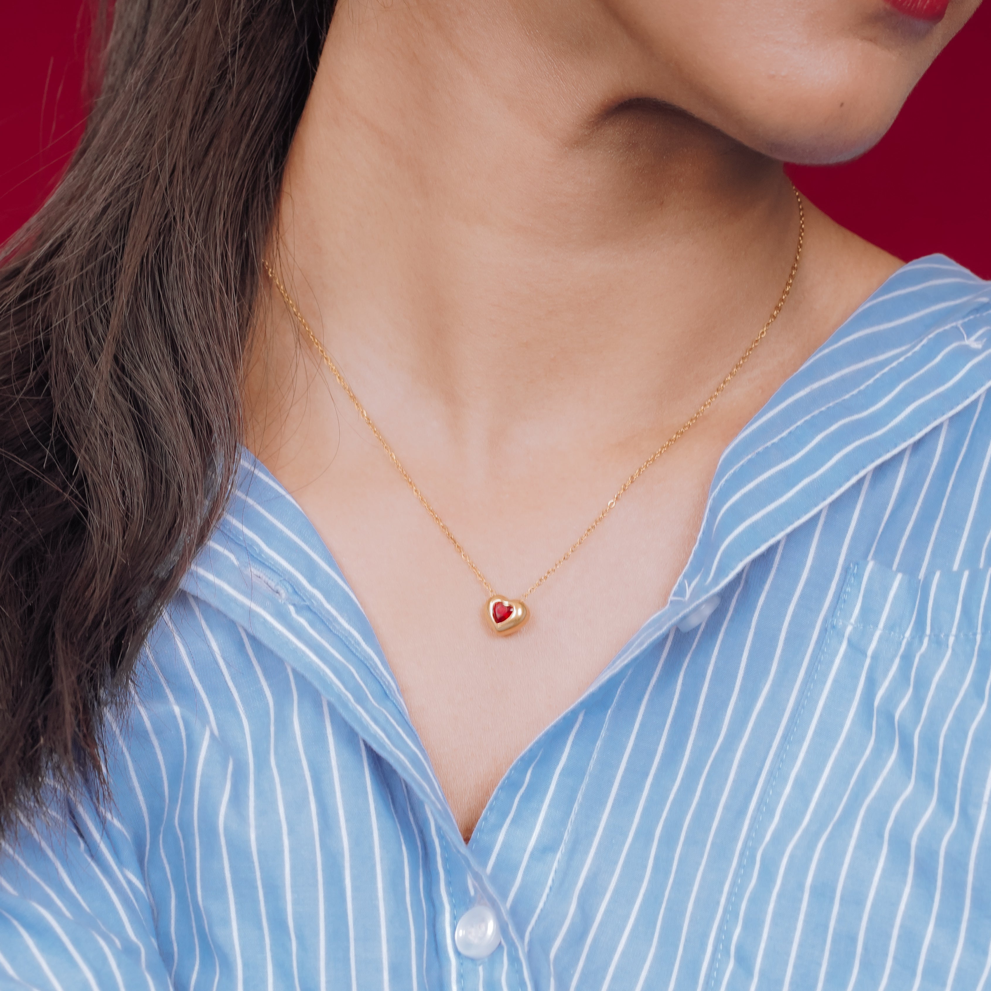 Rose Light Red Heart