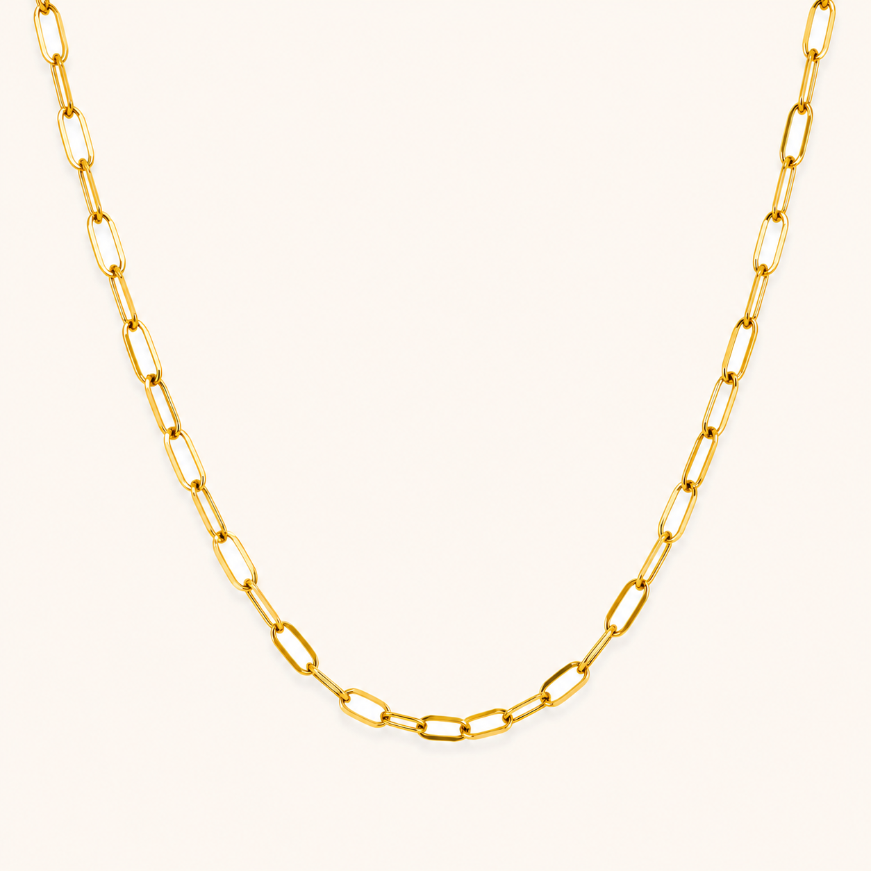 Golden Link Chain Necklace