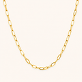 Golden Link Chain Necklace