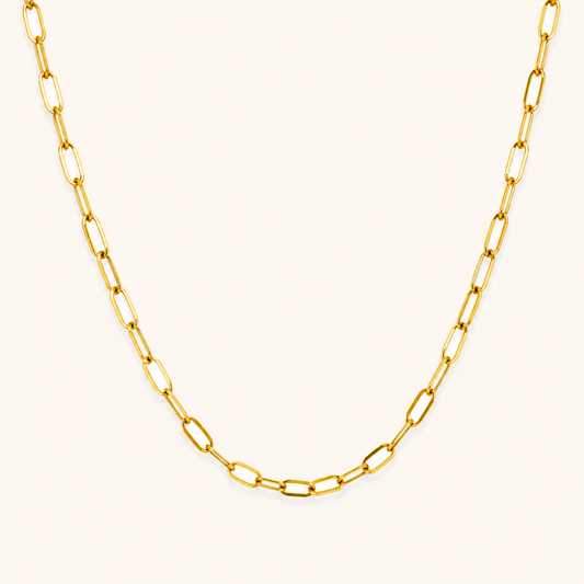 Golden Link Chain Necklace