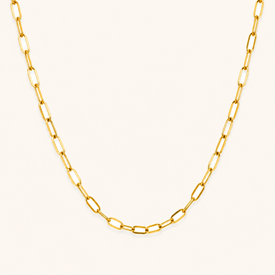 Golden Link Chain Necklace