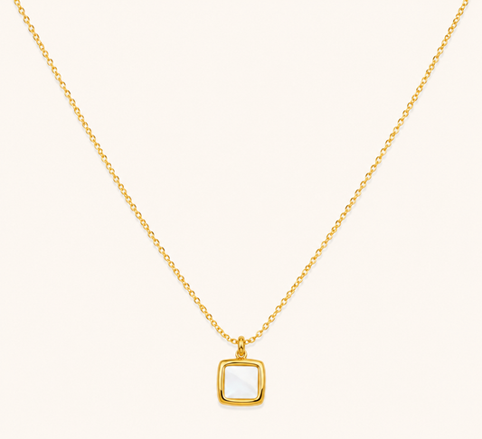 Ivory Square Necklace