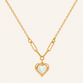 Golden Love Link Necklace