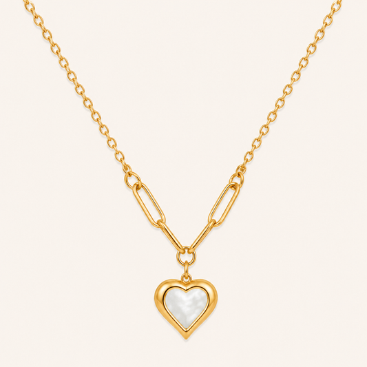 Golden Love Link Necklace