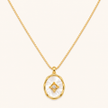 Luxe Mother Pearl Charm Necklace