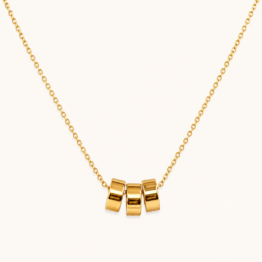 Golden Geometry Necklace