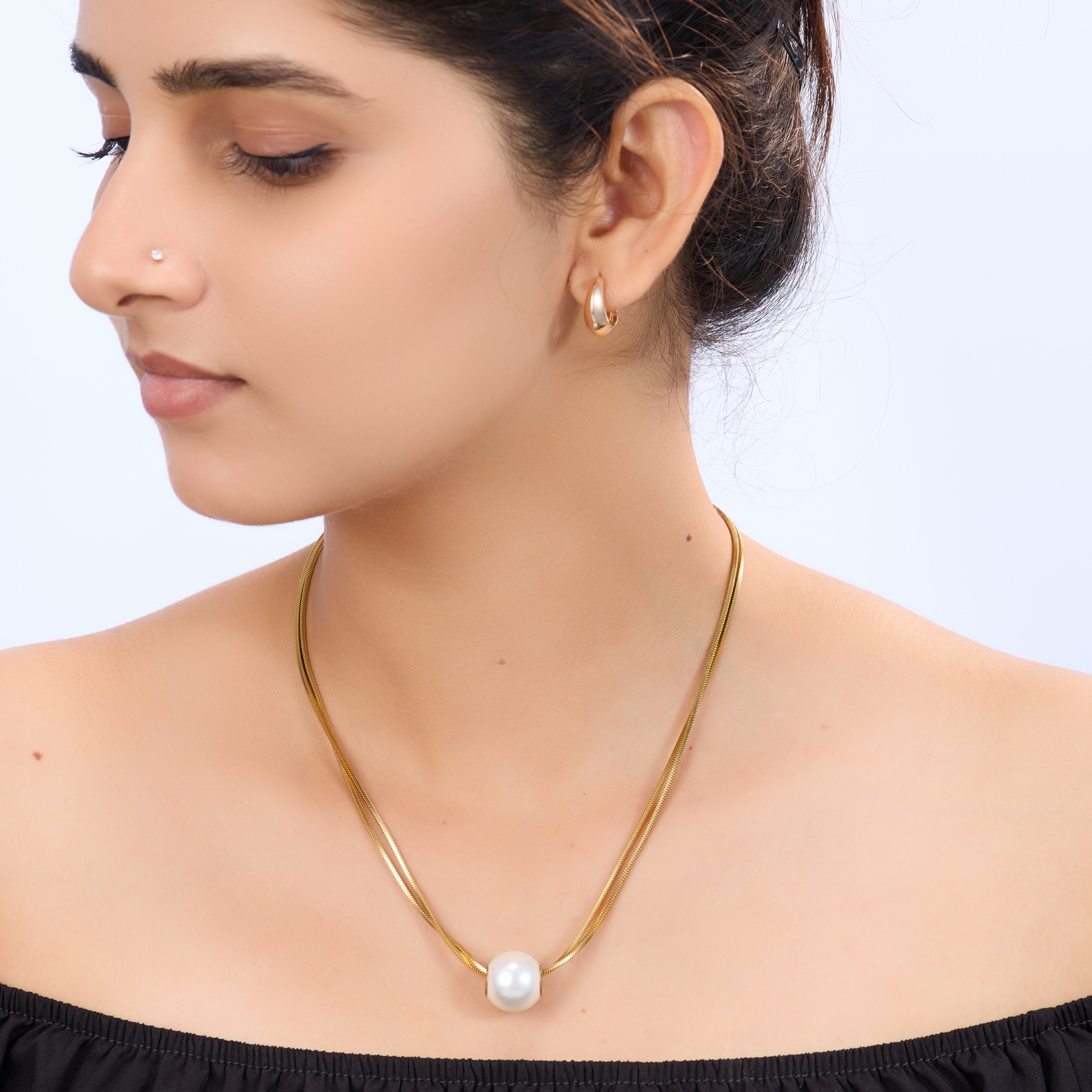 Pearl Aura Layered Necklace