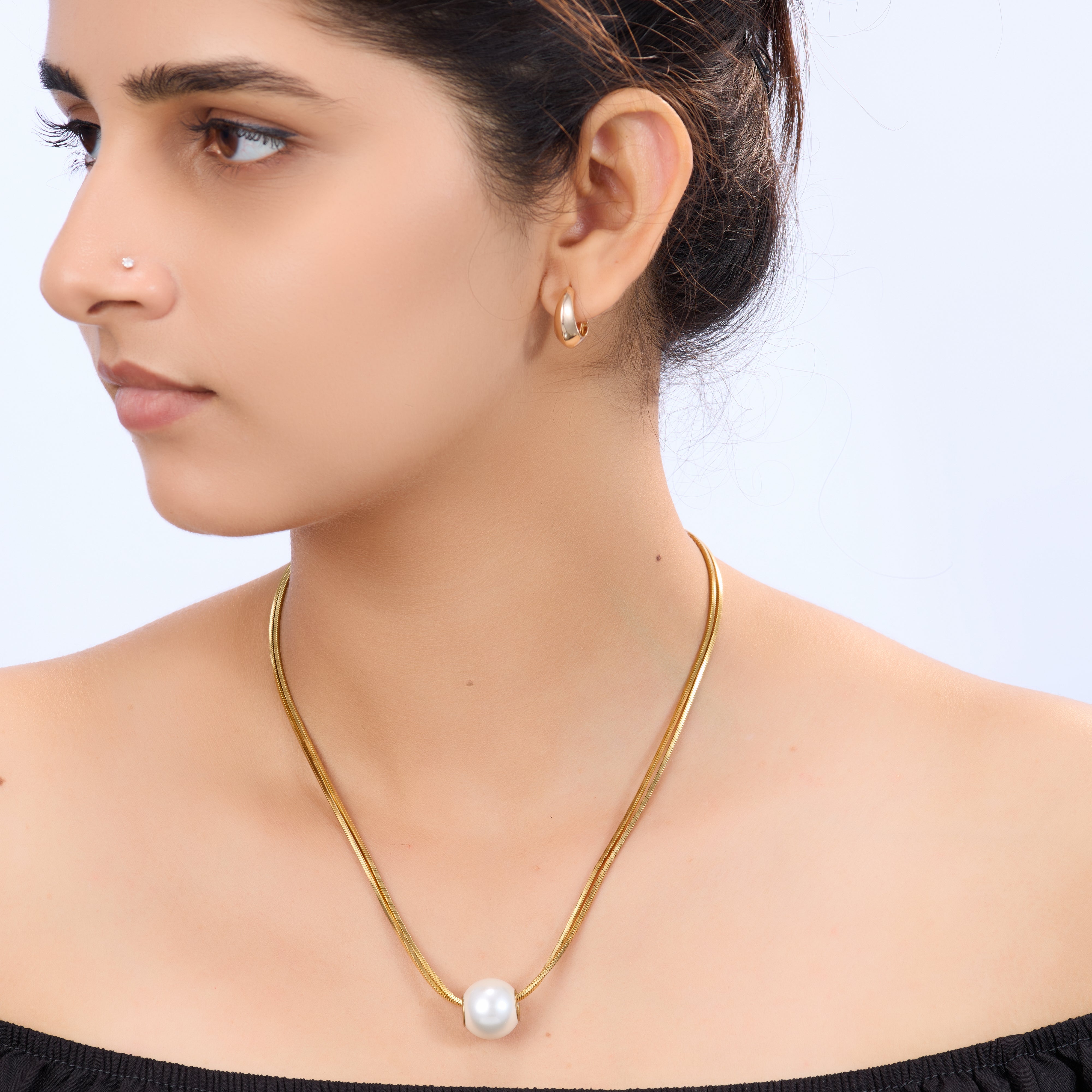 Pearl Aura Layered Necklace