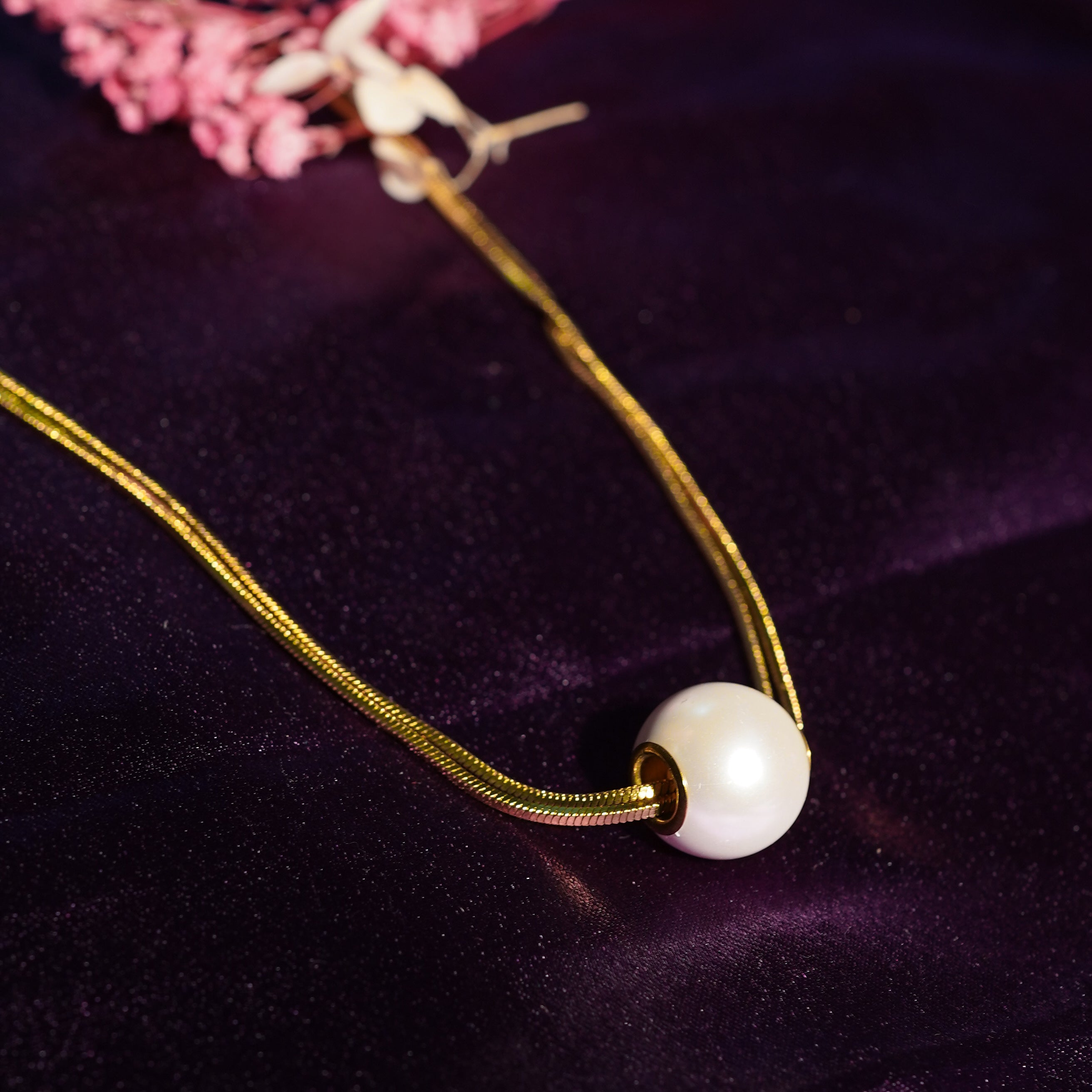 Pearl Aura Layered Necklace