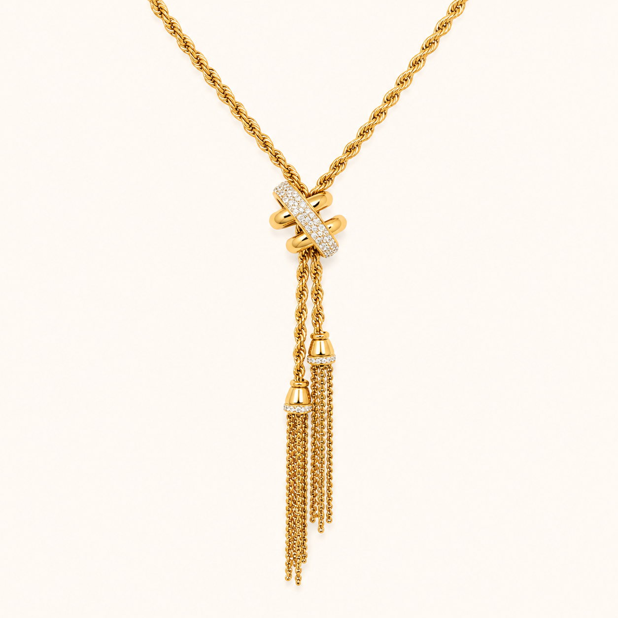 Elegant White Spark Jewelry Necklace
