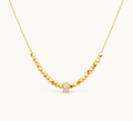 Geometric Diamond-Bead Necklace