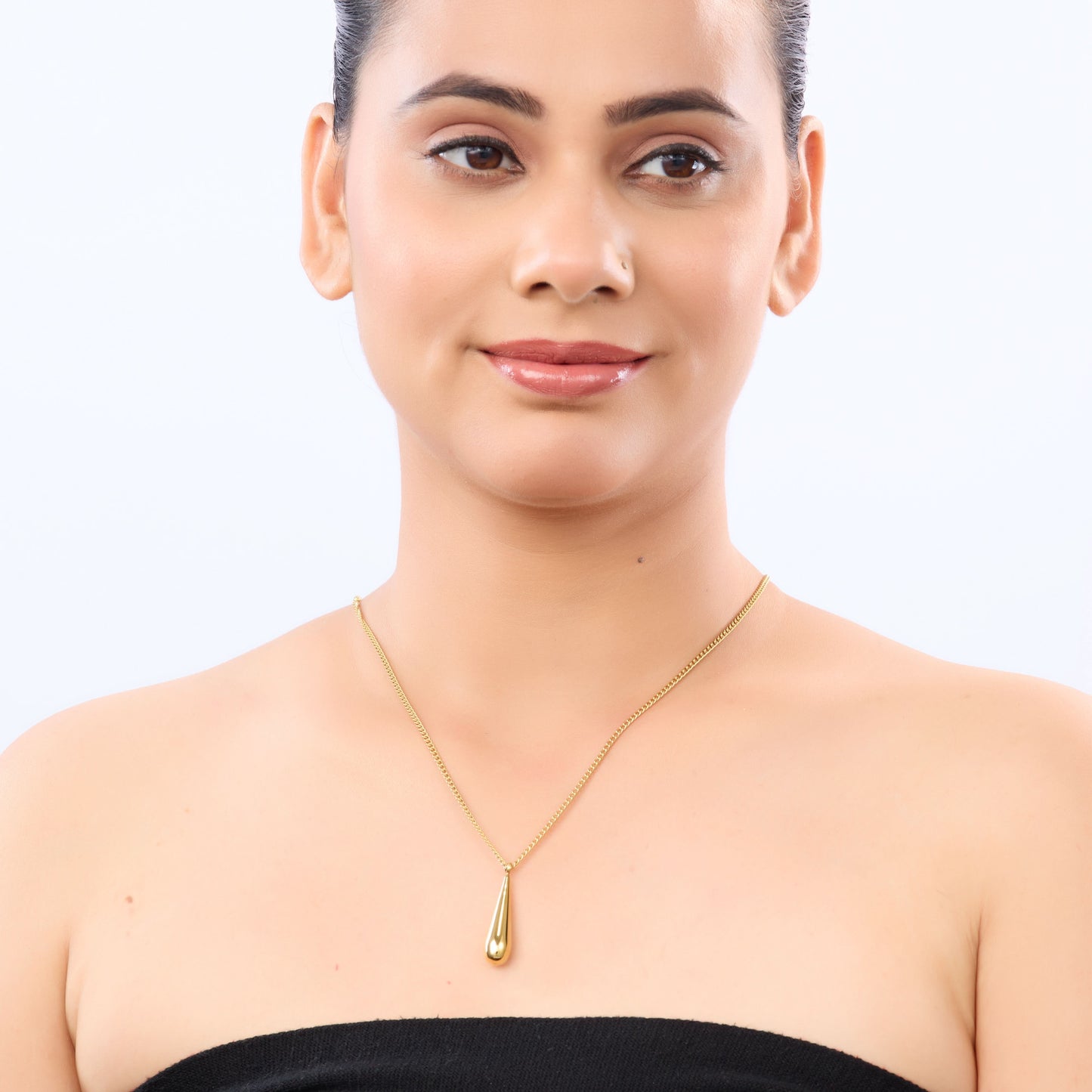 Modern Geometry Gold Necklace
