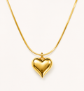 PureHeart Modern White Gold Necklace