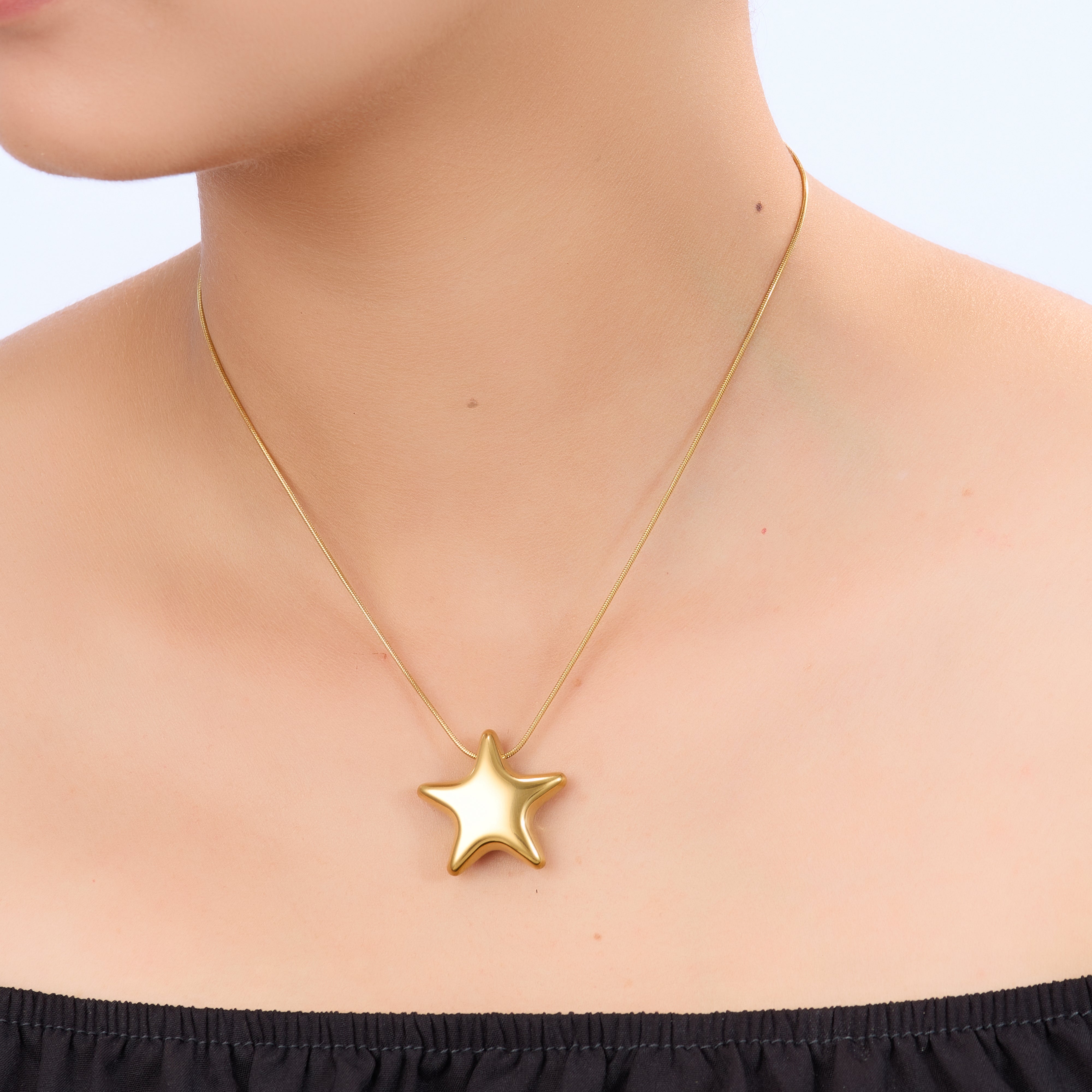 Starlume Minimal Gold Duo Necklace