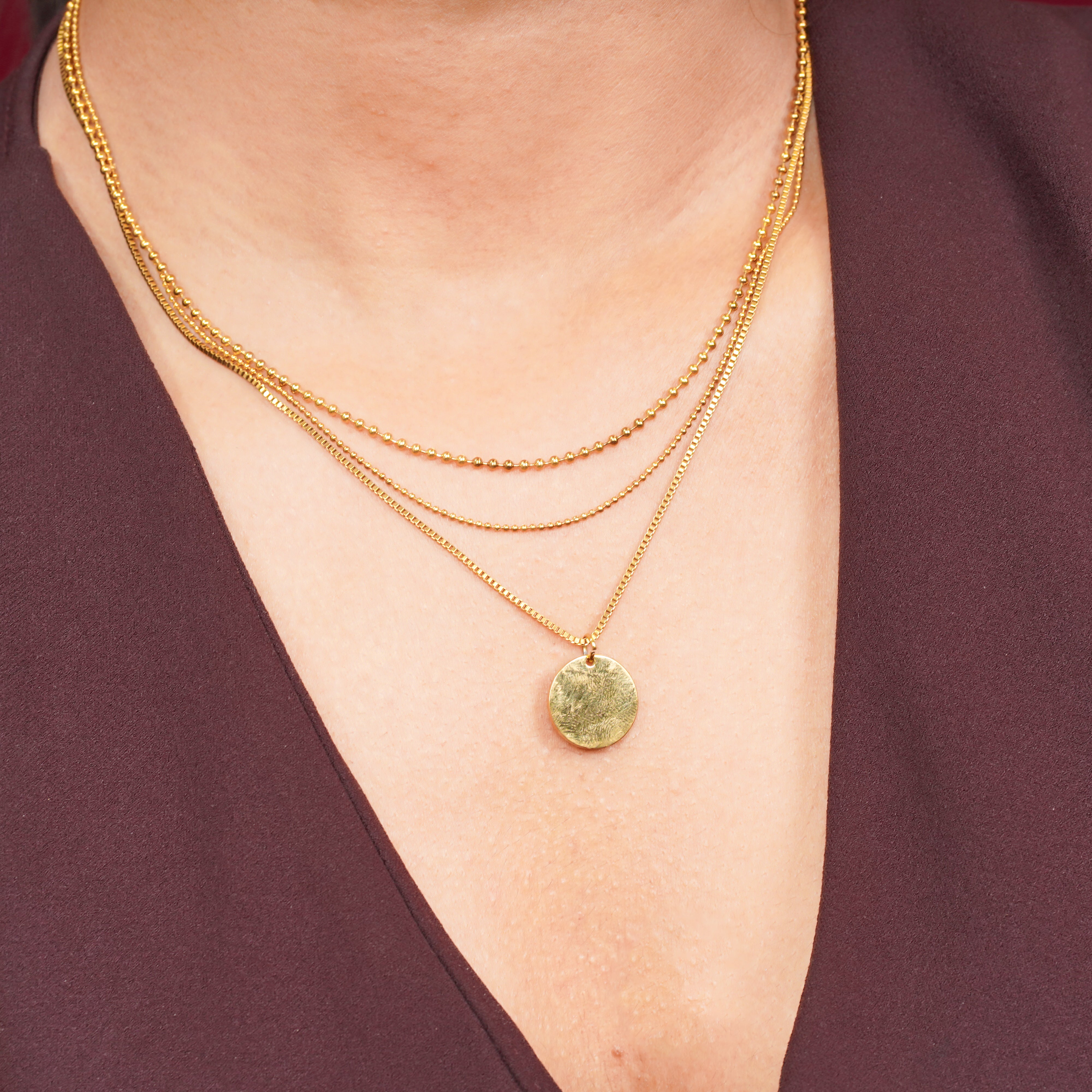 Luna Triple Layer Necklace