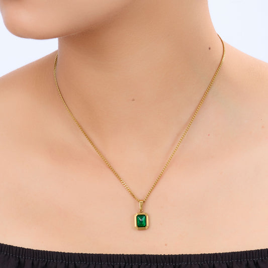 Starfish Heart Bow Charm Necklace