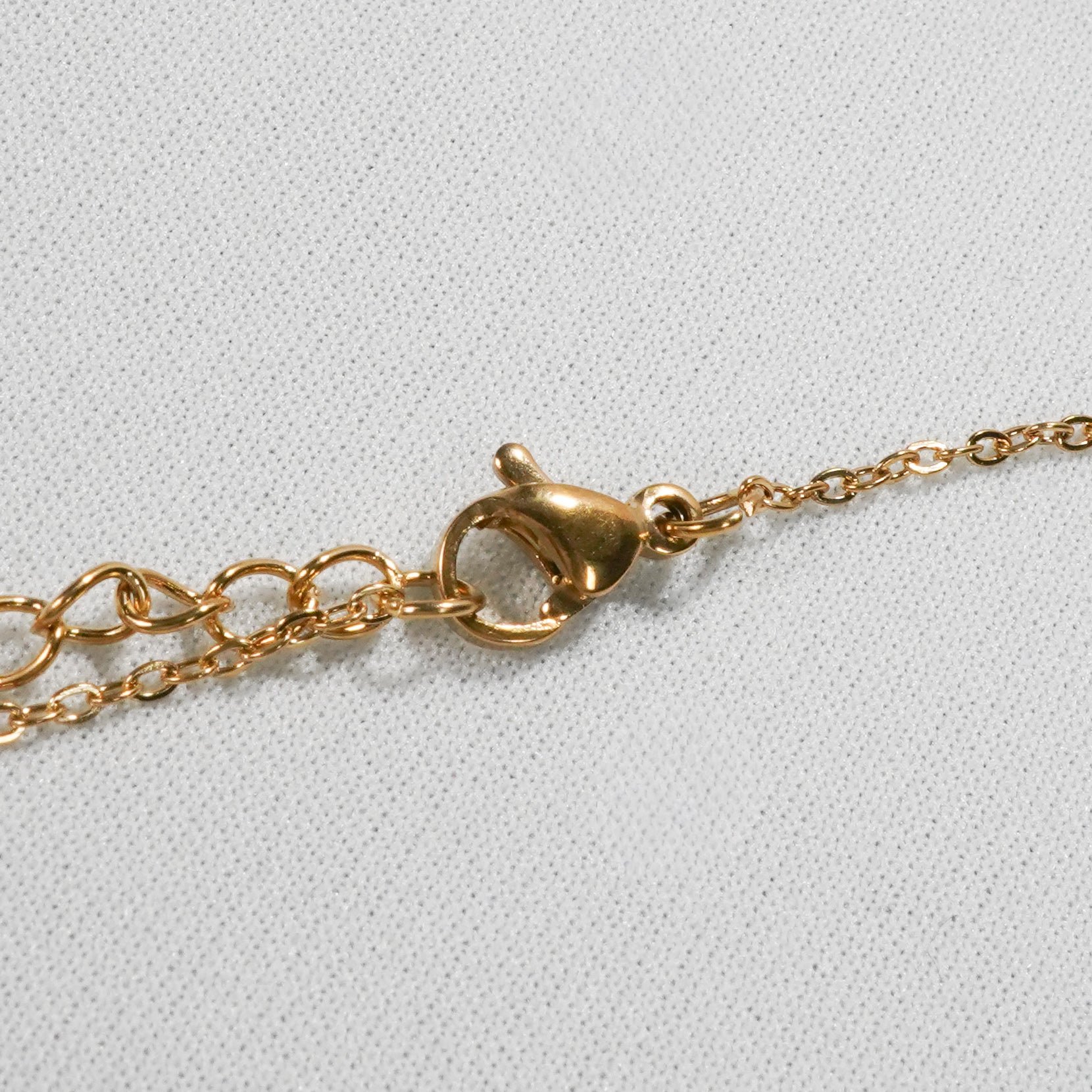 Golden Initial V Letter Necklace