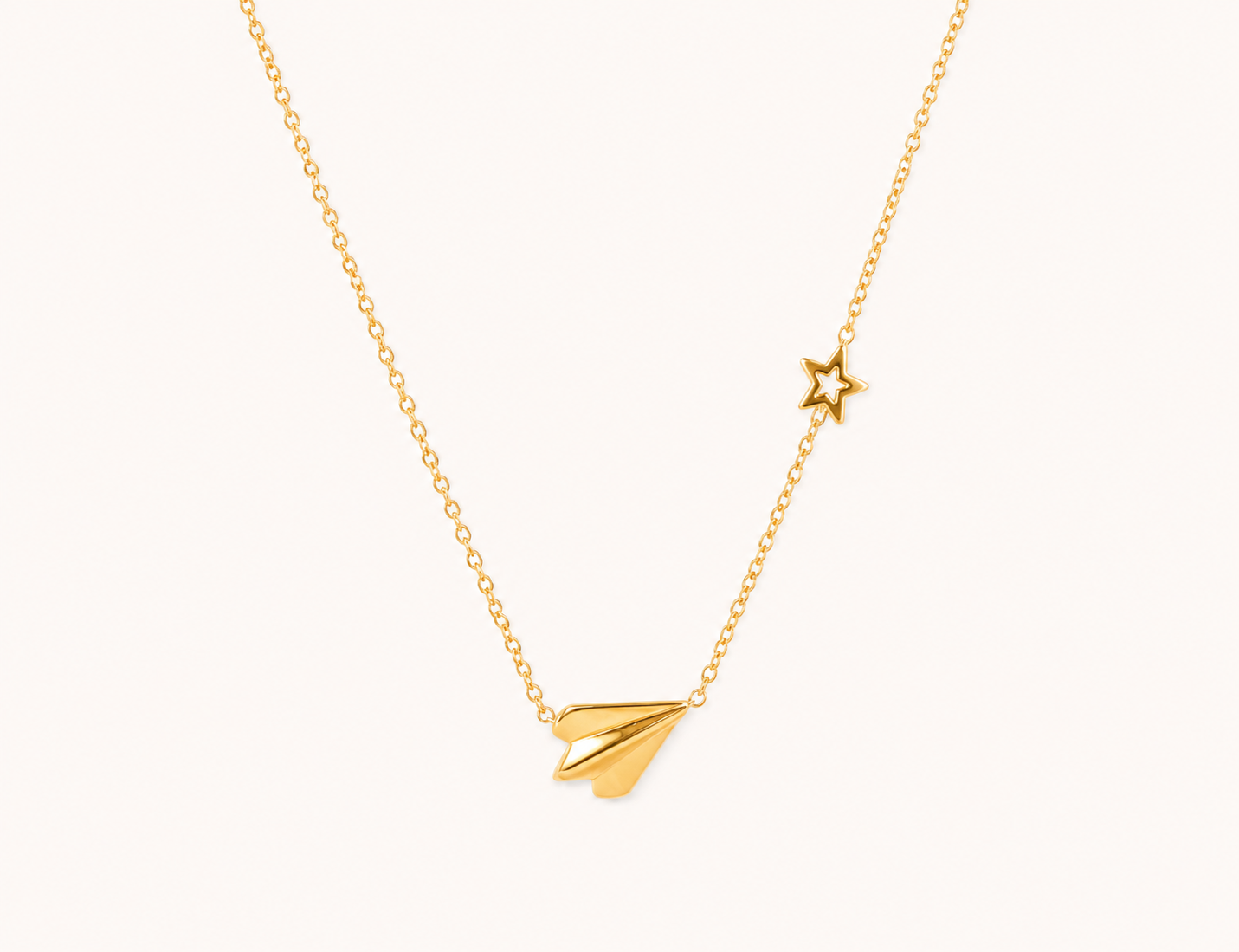 Star Charm Gold Necklace