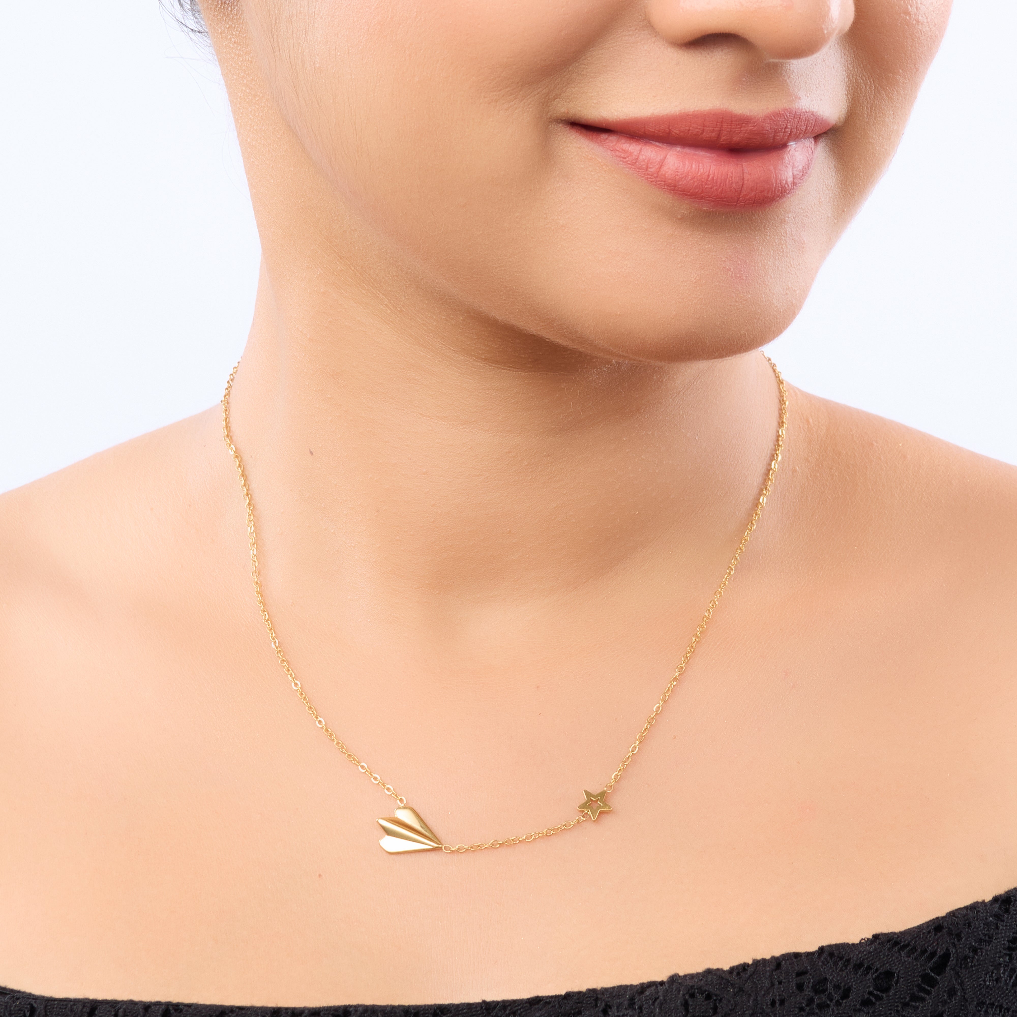 Star Charm Gold Necklace