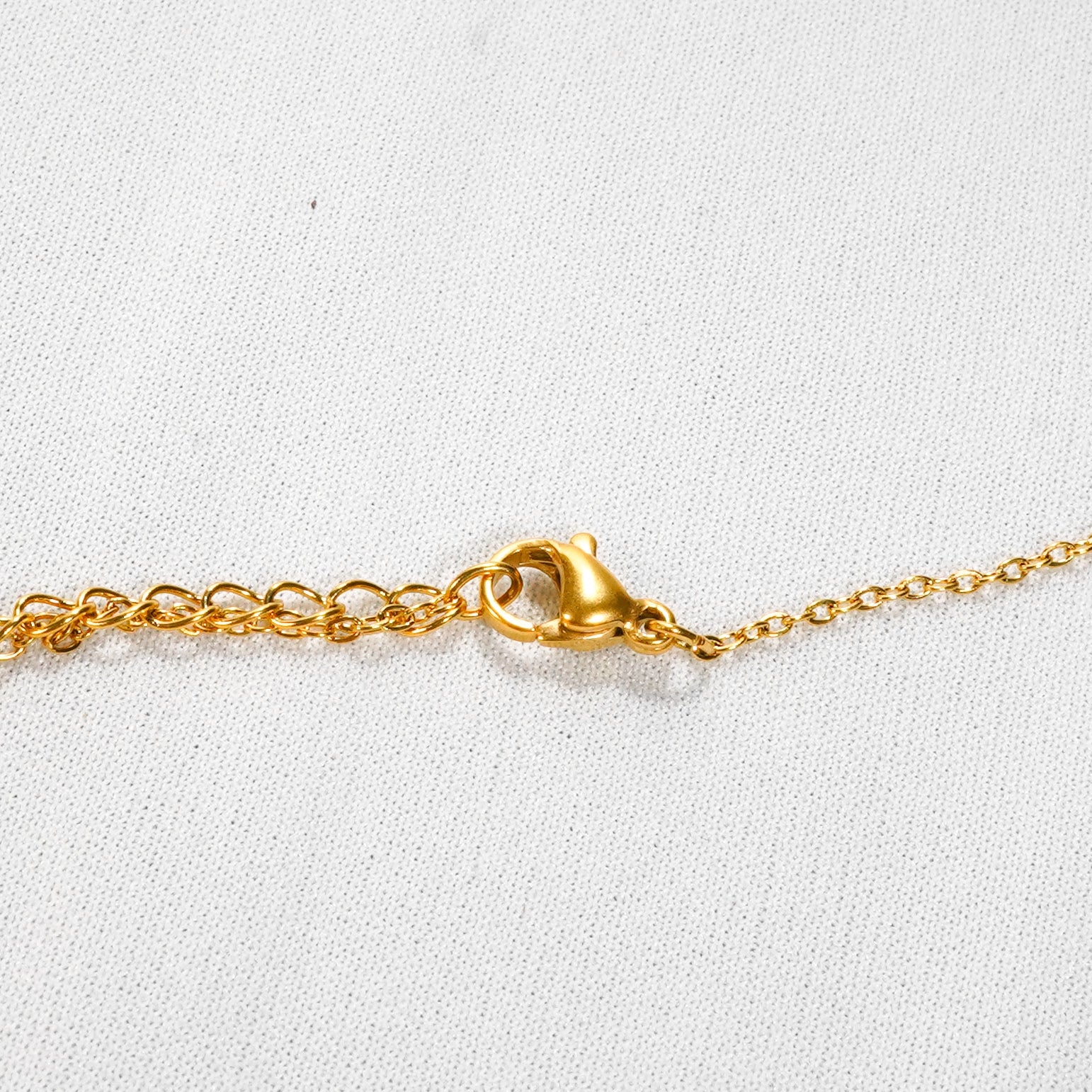 Double Ring Circle Luxury Gold Necklace