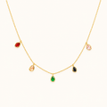 Multi-Stone Necklace Pendant Necklace