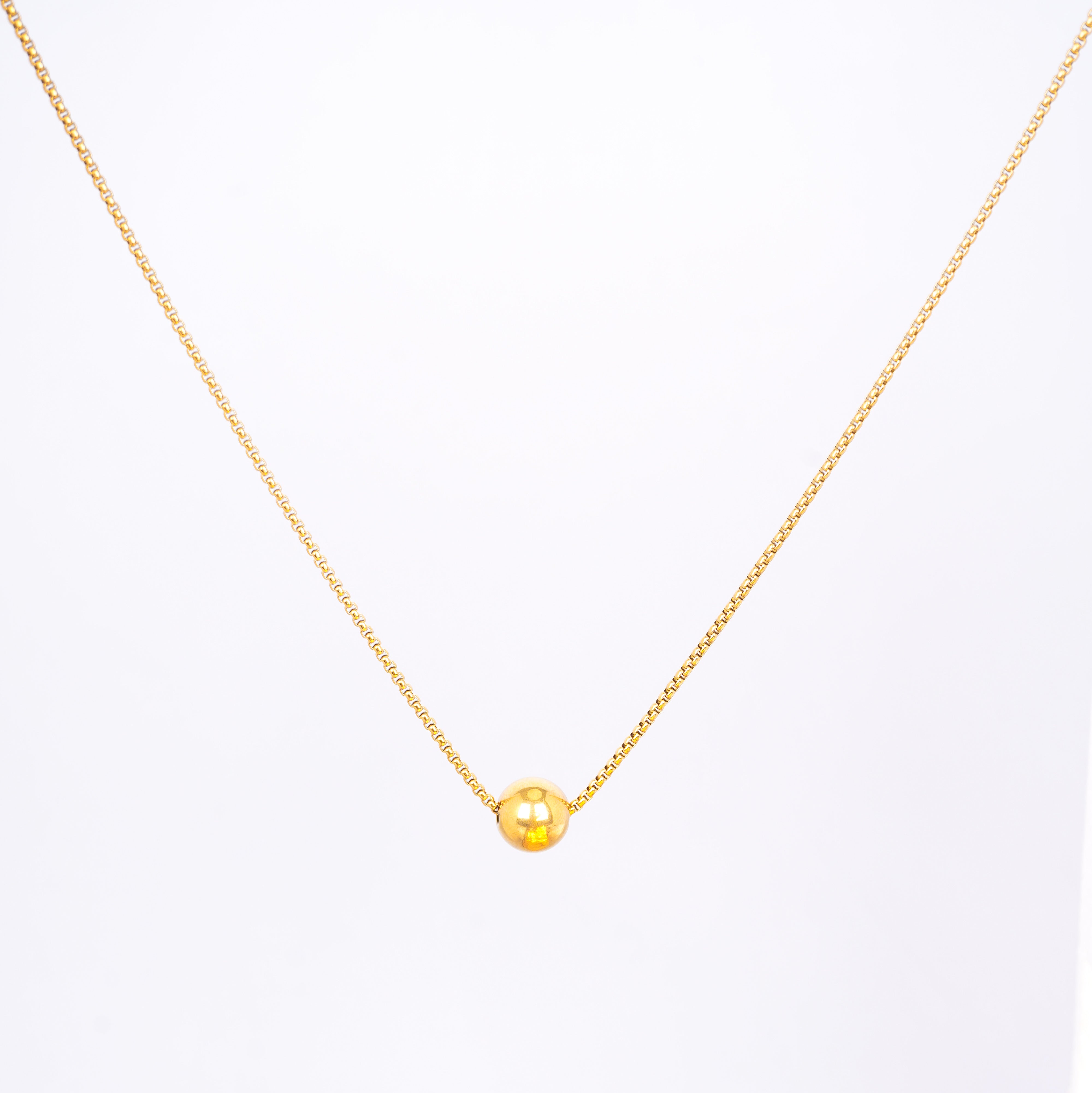 Geometric Gold Statement Necklace