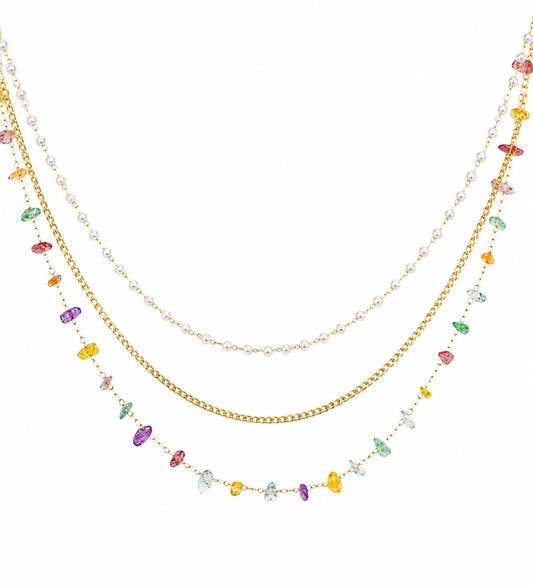 Classic Heart Pendant Bold Paperclip Chain Necklace