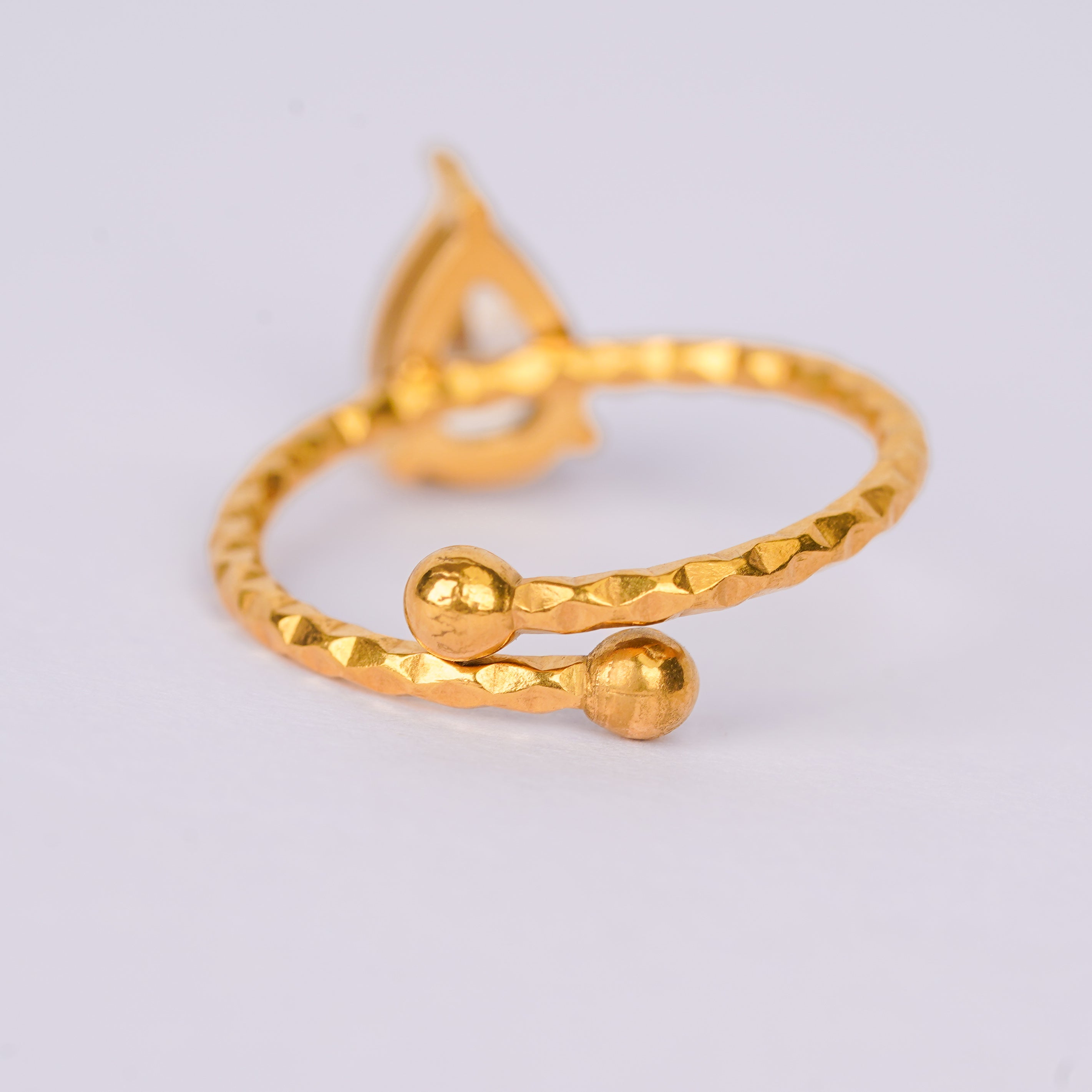 Pear-Cut Glow Ring