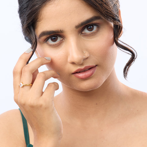 Classic Pear-Cut Solitaire Ring