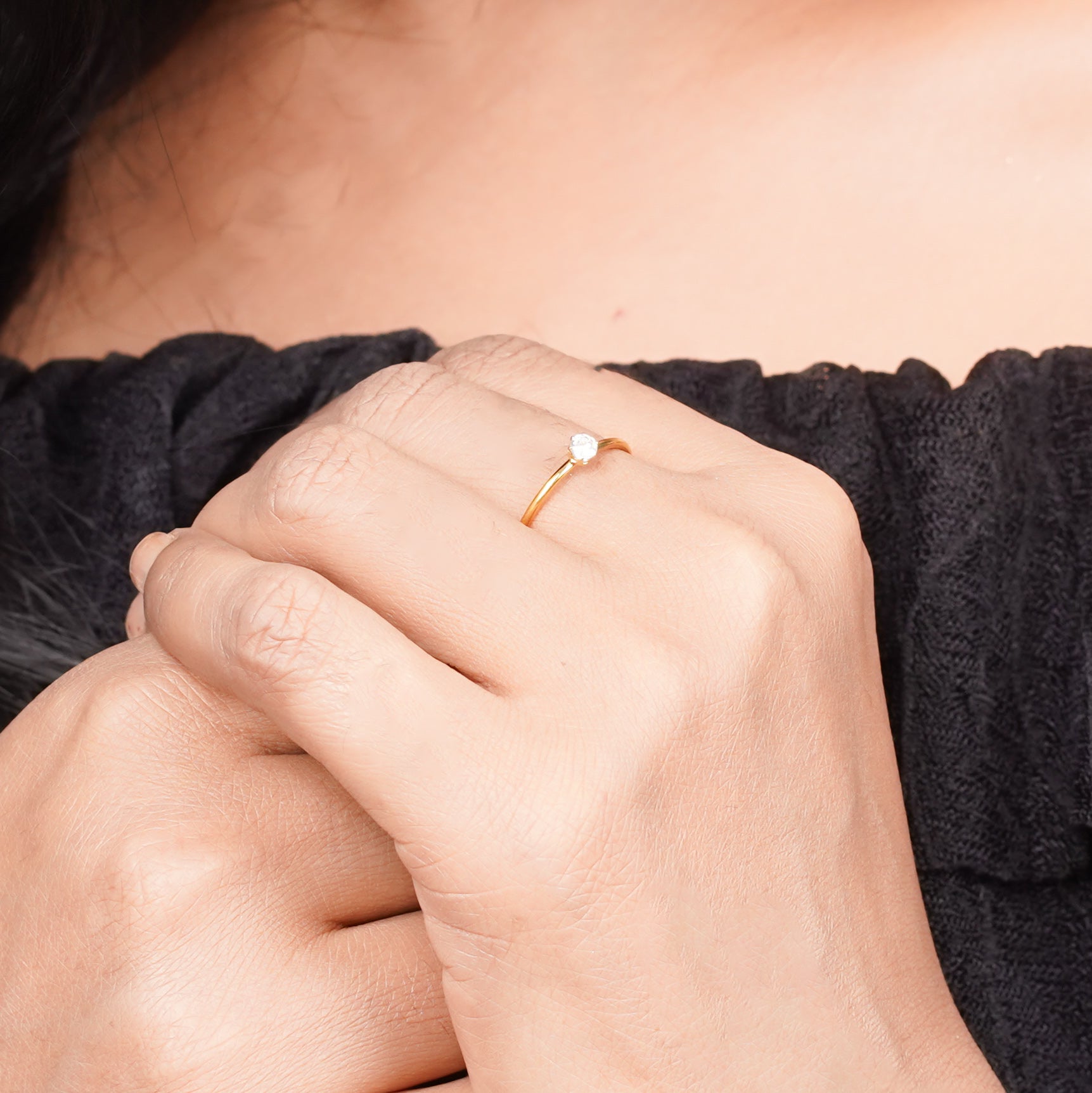 Dainty Dewdrop Micro-Band