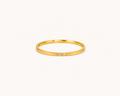 Triple Spark Gold Ring