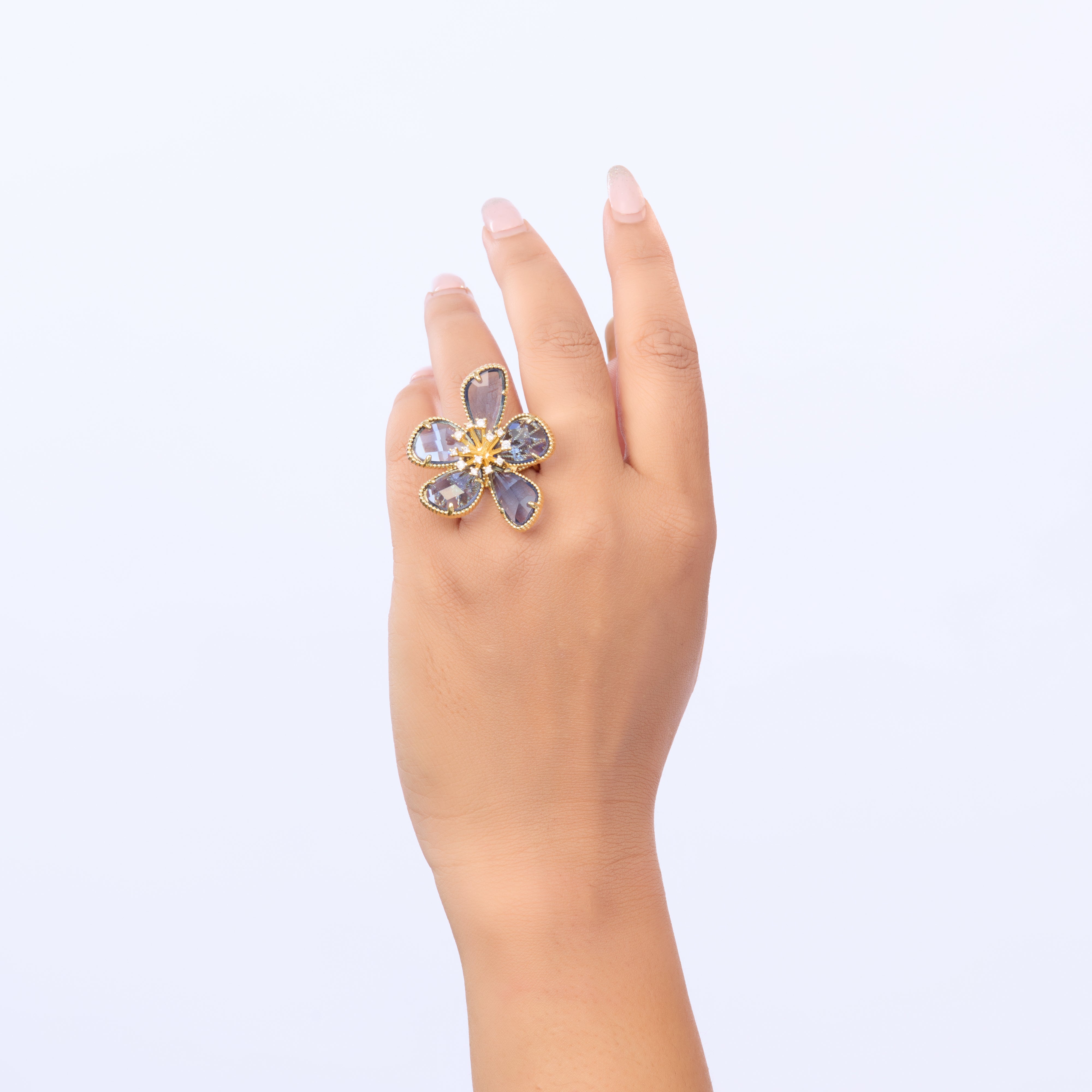 Royal Blue Crystal Blossom