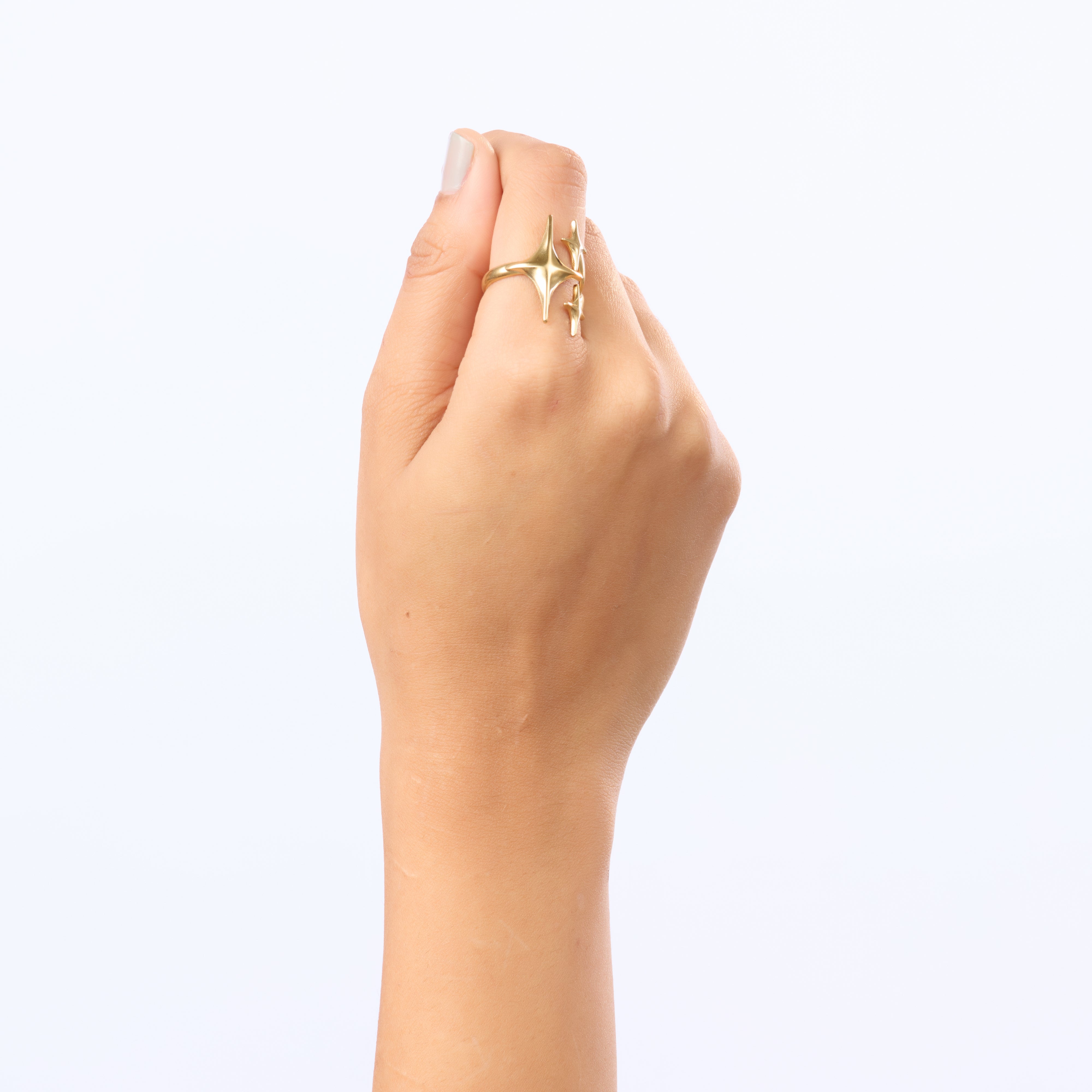 Gilded Galaxy Wrap Ring