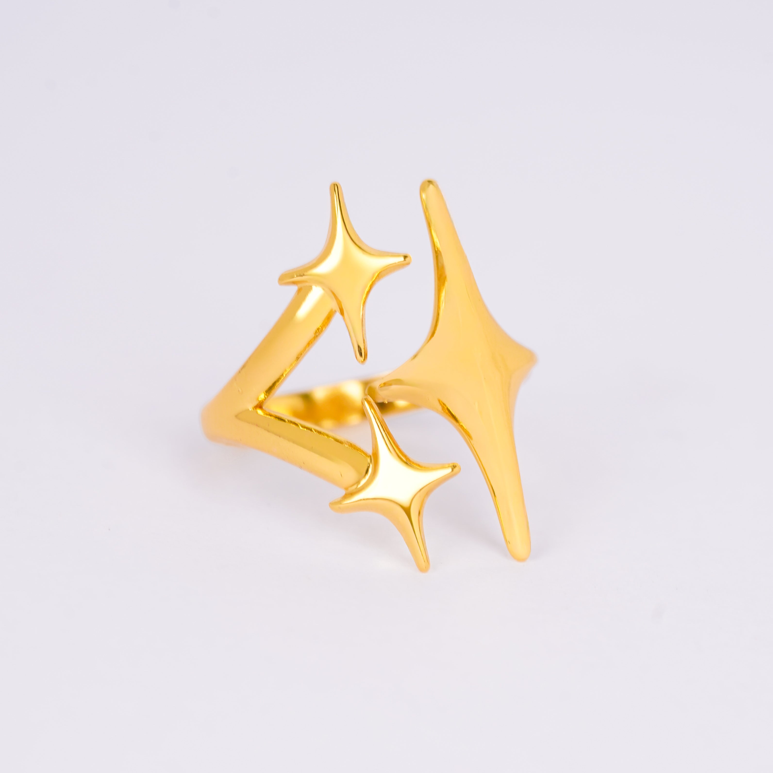 Gilded Galaxy Wrap Ring