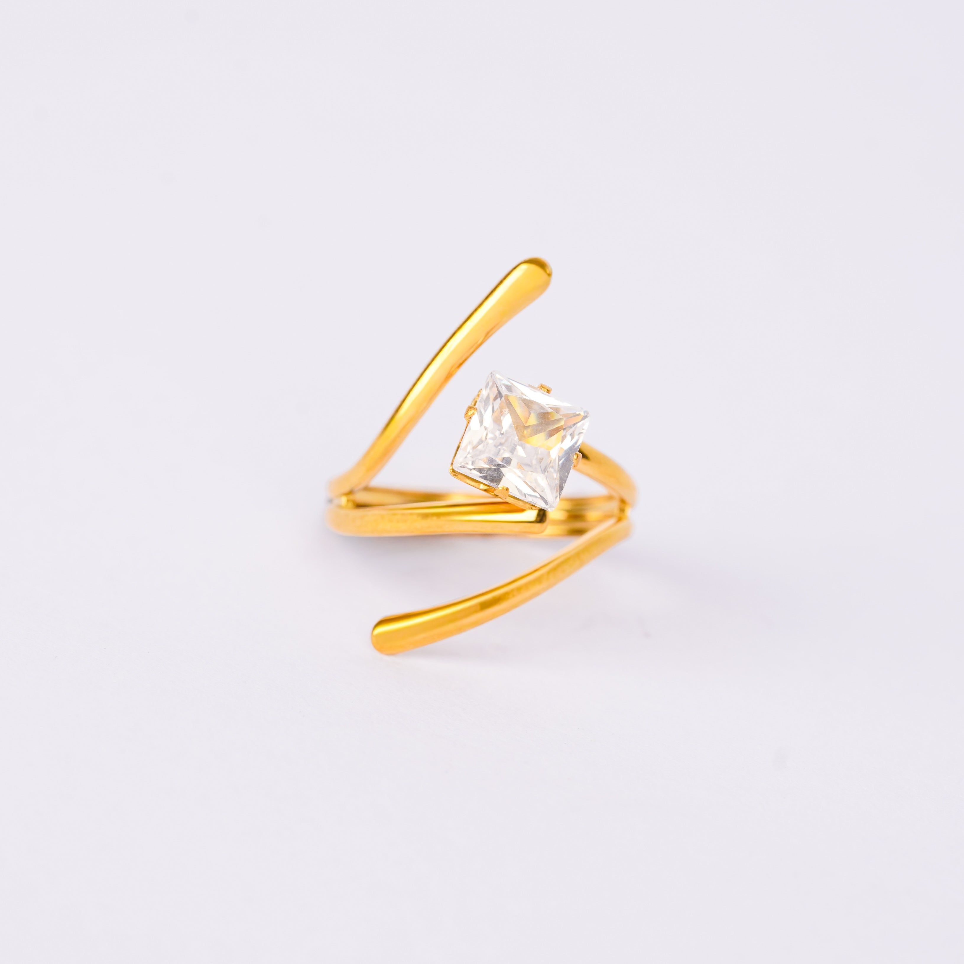 Luxury Wrap Crystal Statement Ring