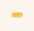 Luxury Faceted Gold Band Ring