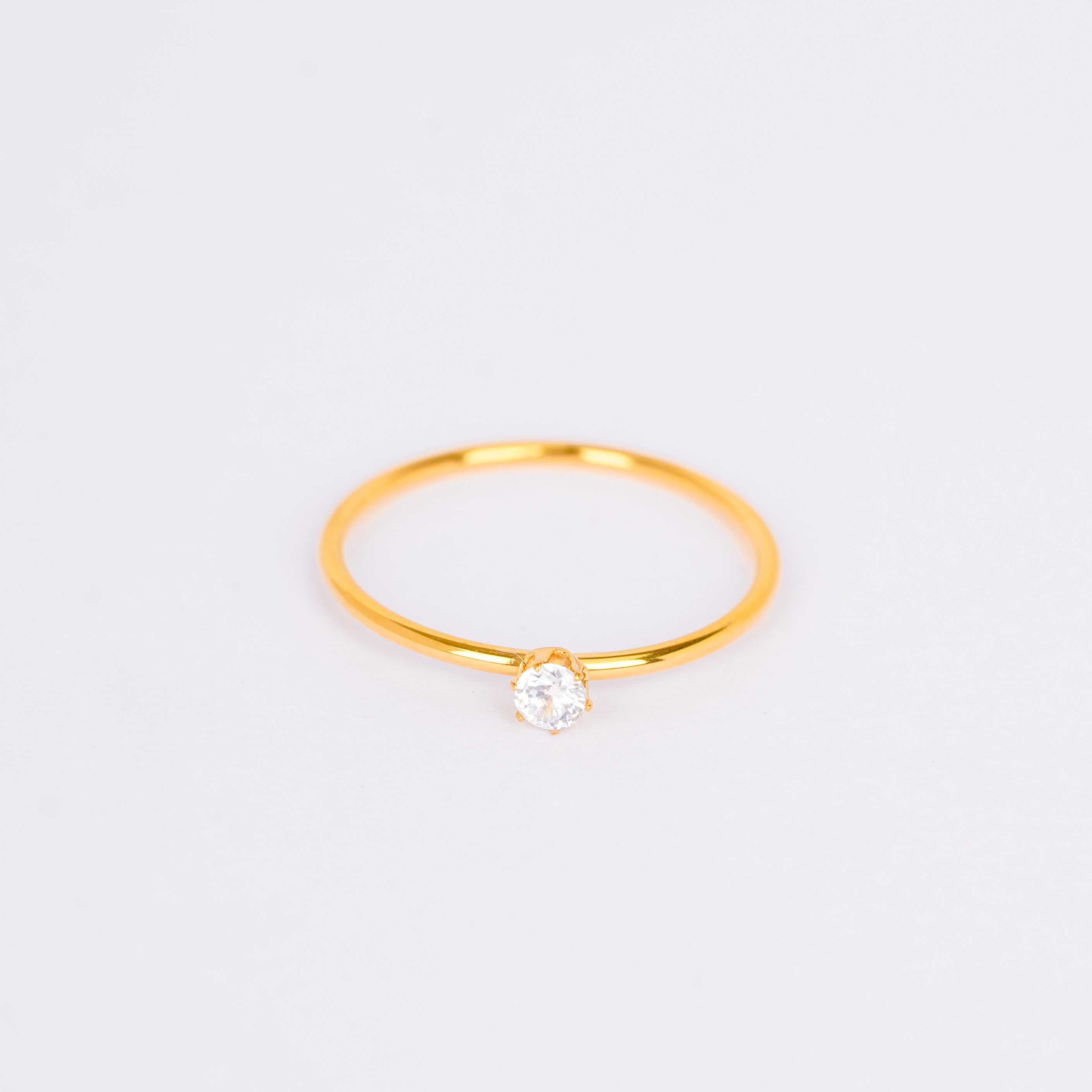 Classic Single Stone Ring