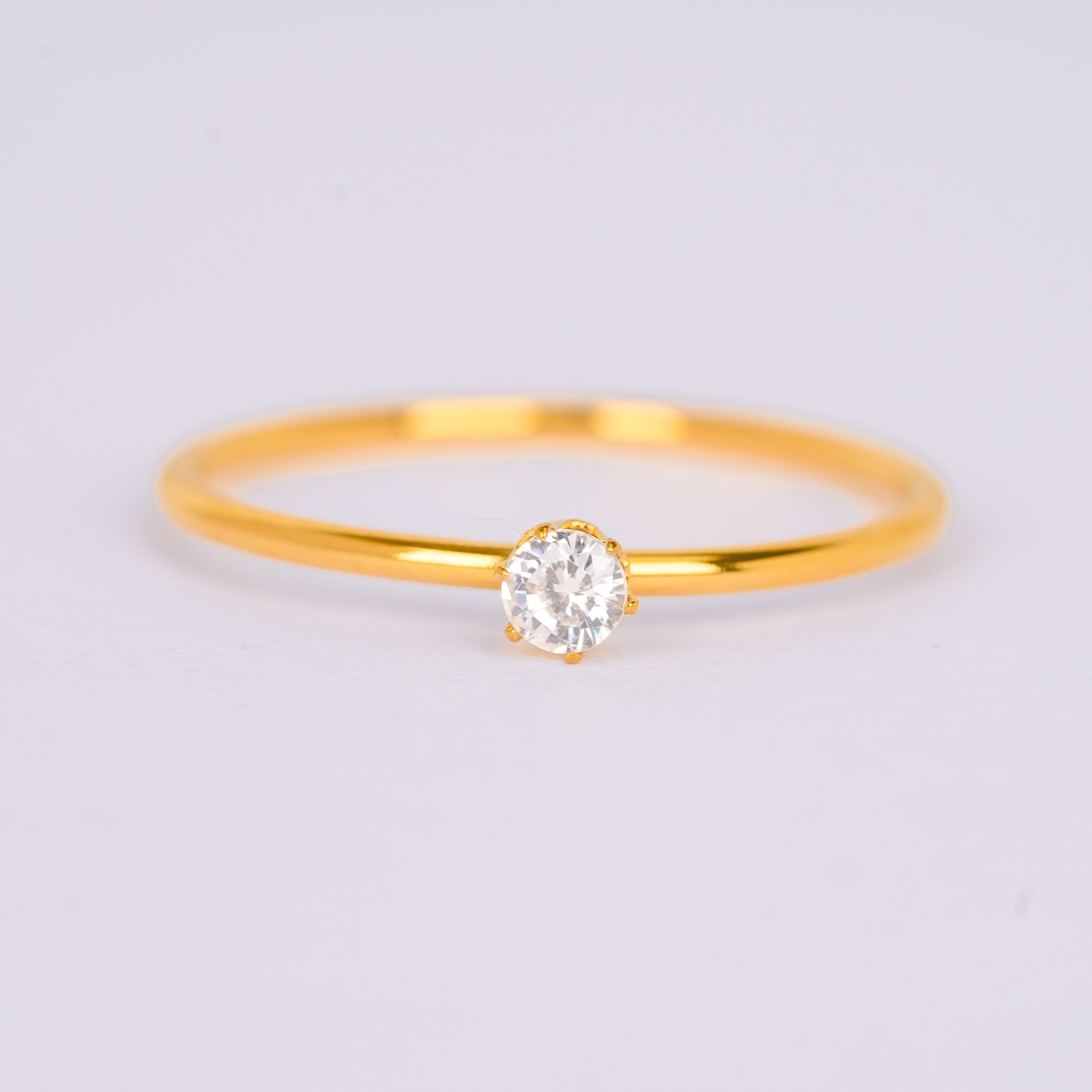 Classic Single Stone Ring