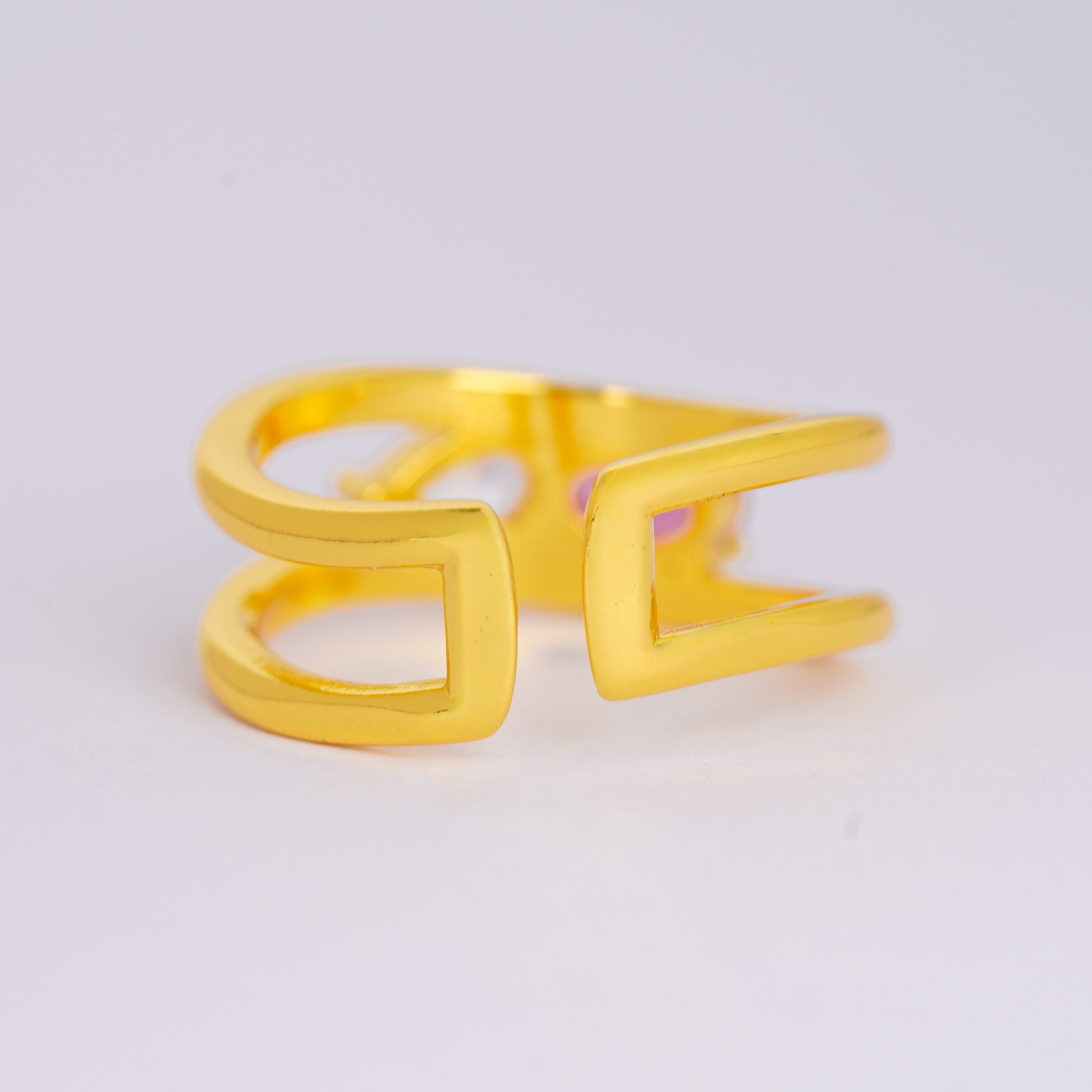 Luxury Ruby Crystal Wrap Ring