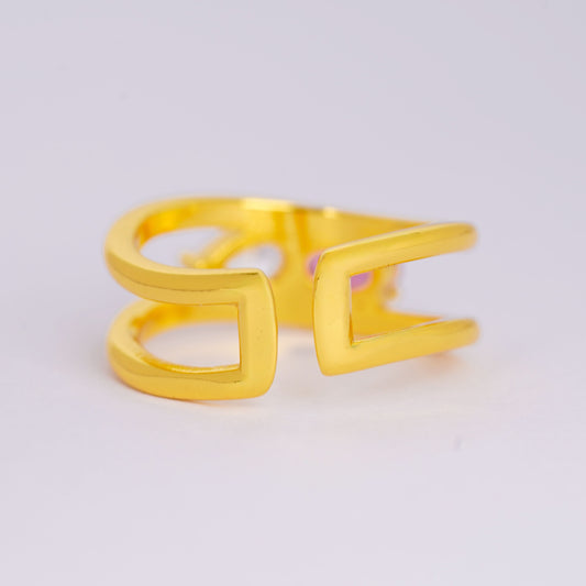 Luxury Ruby Crystal Wrap Ring