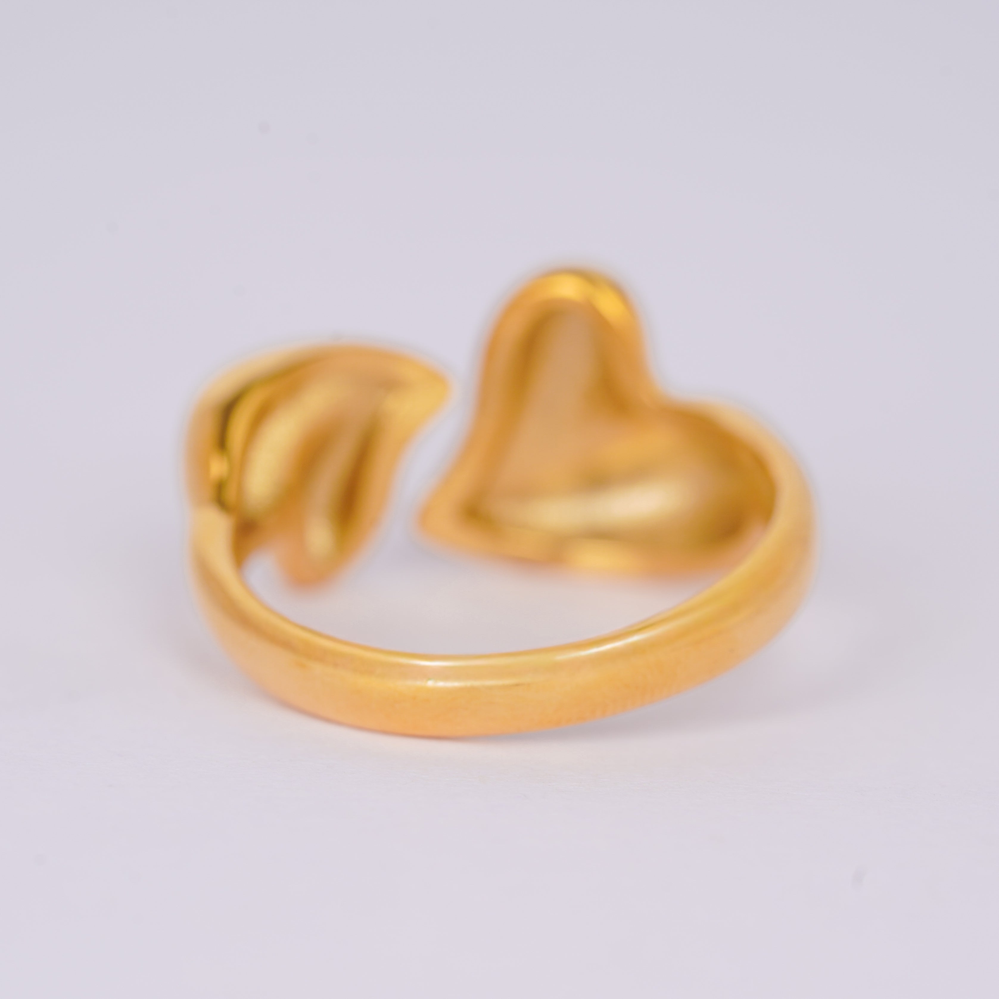 Elegant Open Heart Ring