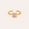 Rose Solitaire Amulet Ring