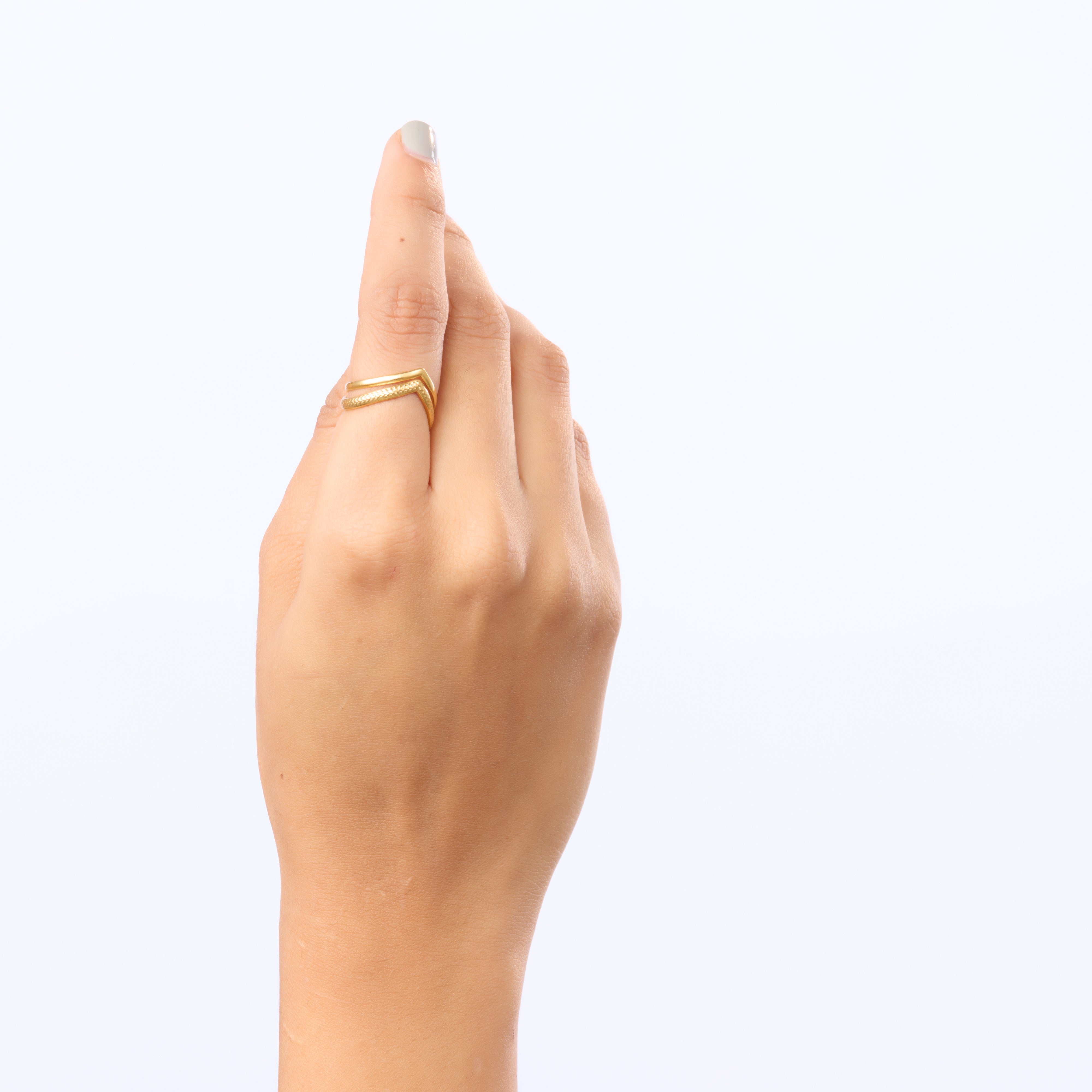 Dual-Texture Heart Infinity Band