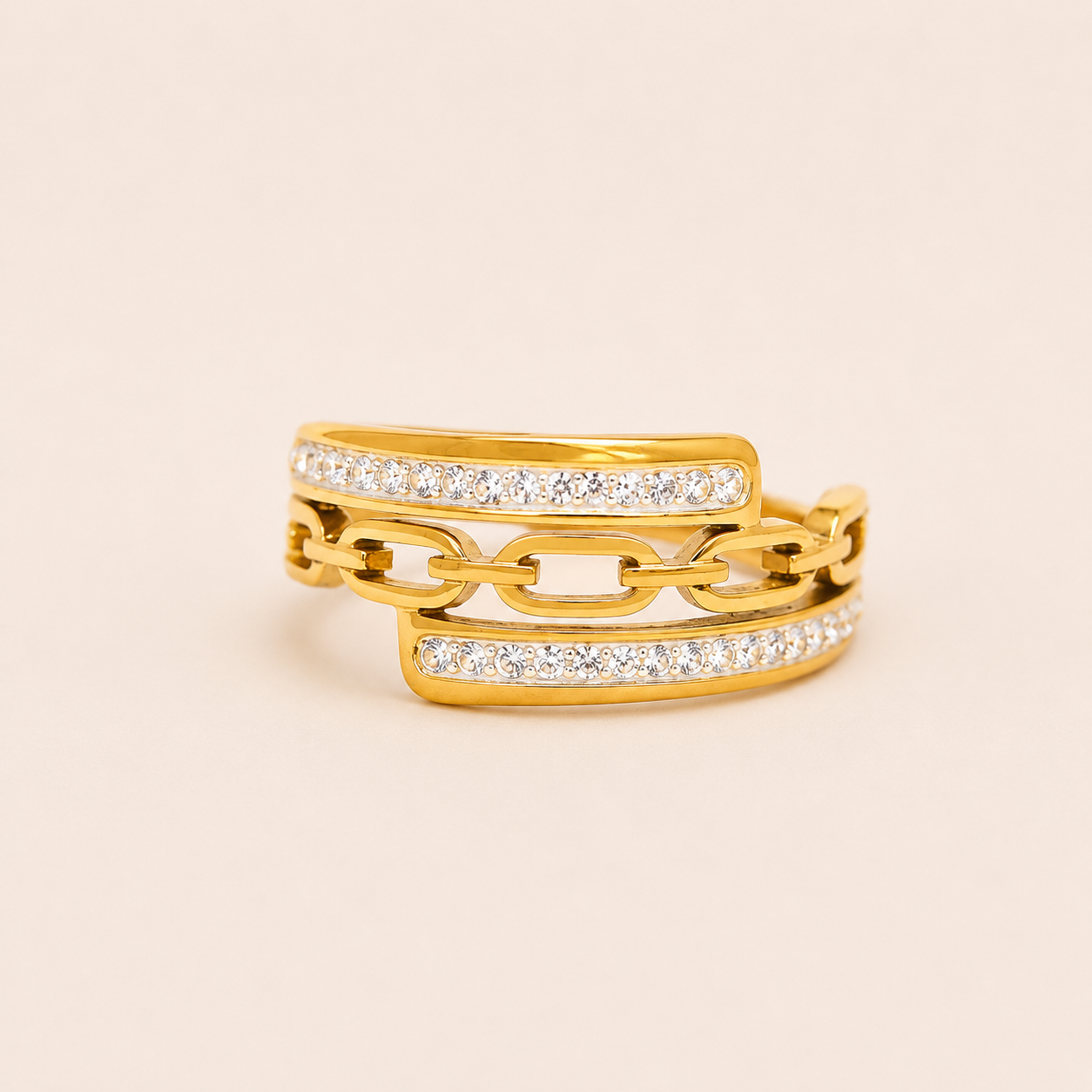 Linked Radiance Eternity Band