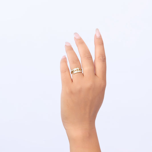 Linked Radiance Eternity Band