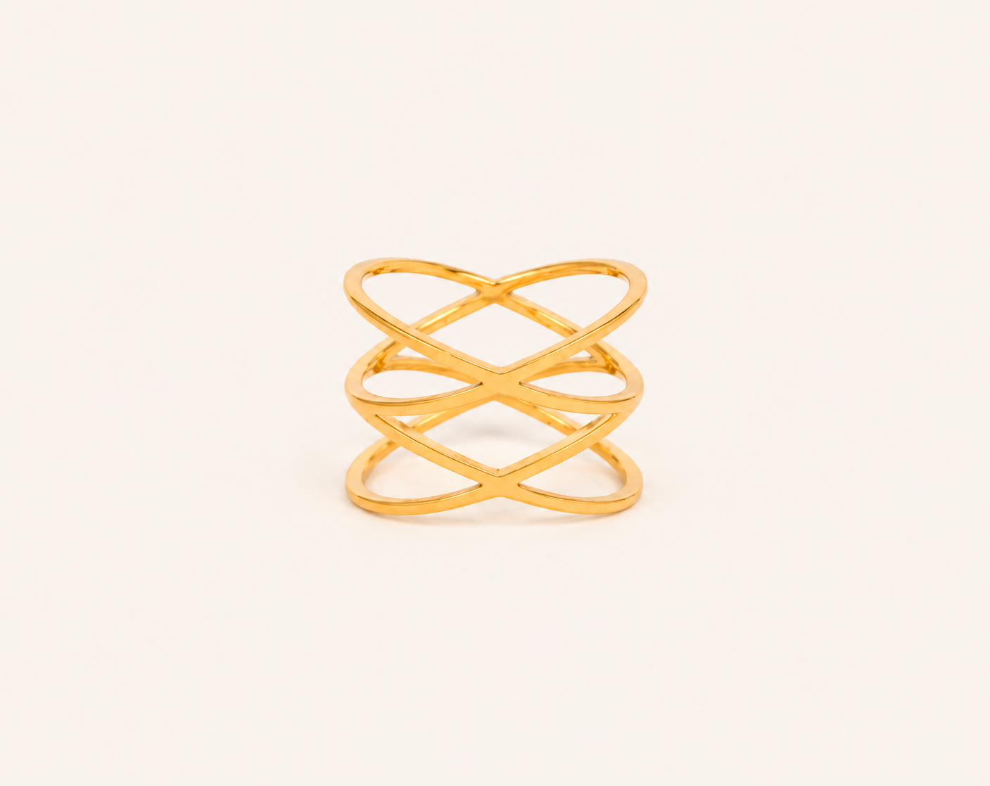 Triple-layered cage ring