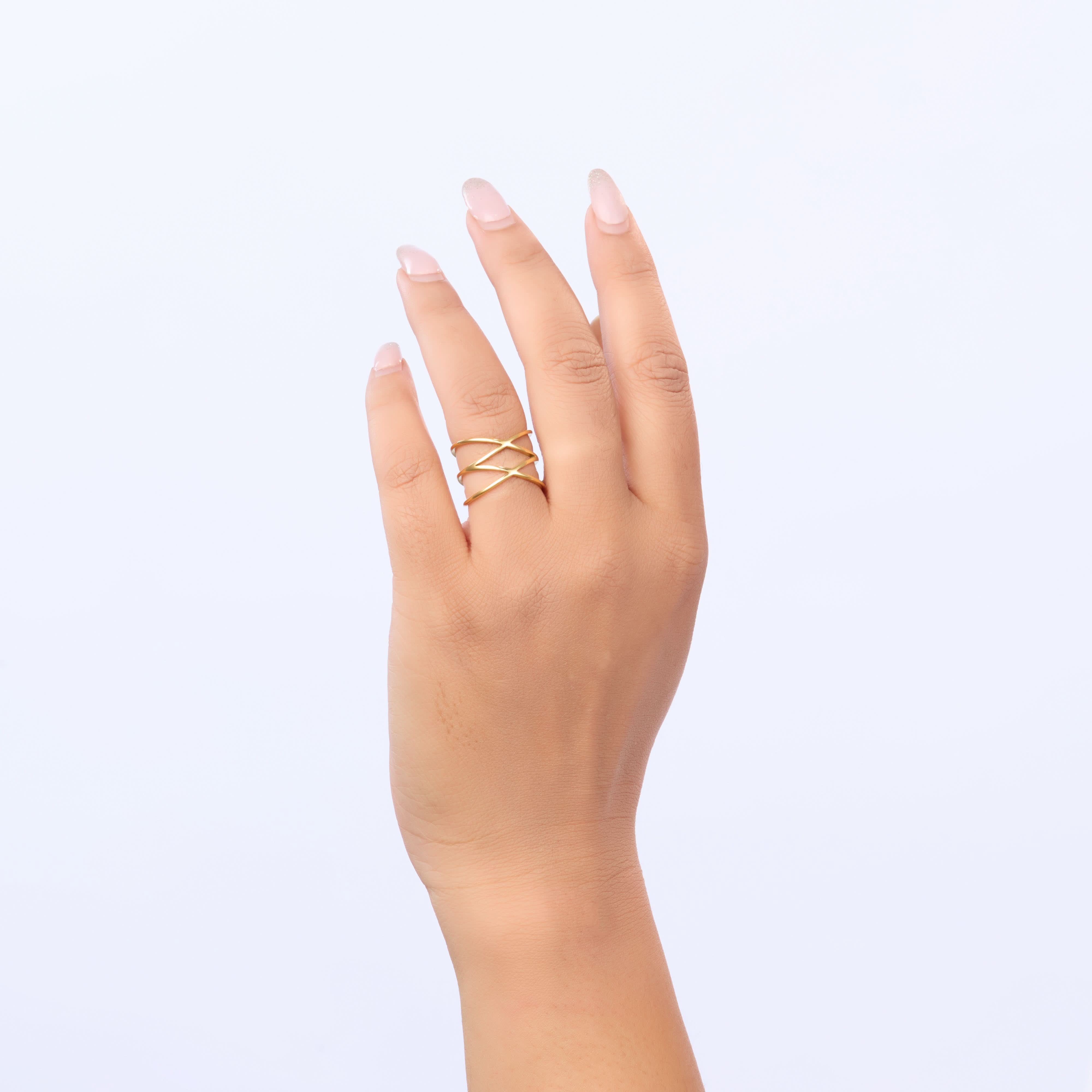 Triple-layered cage ring