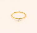 Petite Solitaire Ring